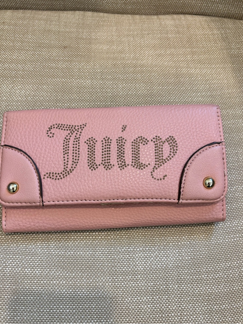 Juicy Couture Pink Leather Wallet